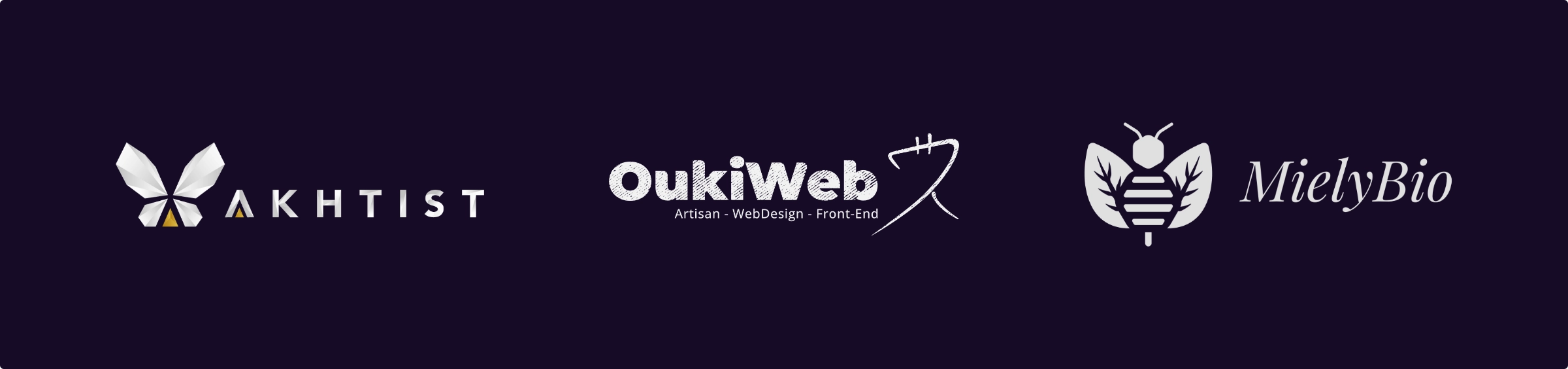 Webdesign et realisation graphisme pour MielyBio par AKHTIST DESIGN et OukiWeb