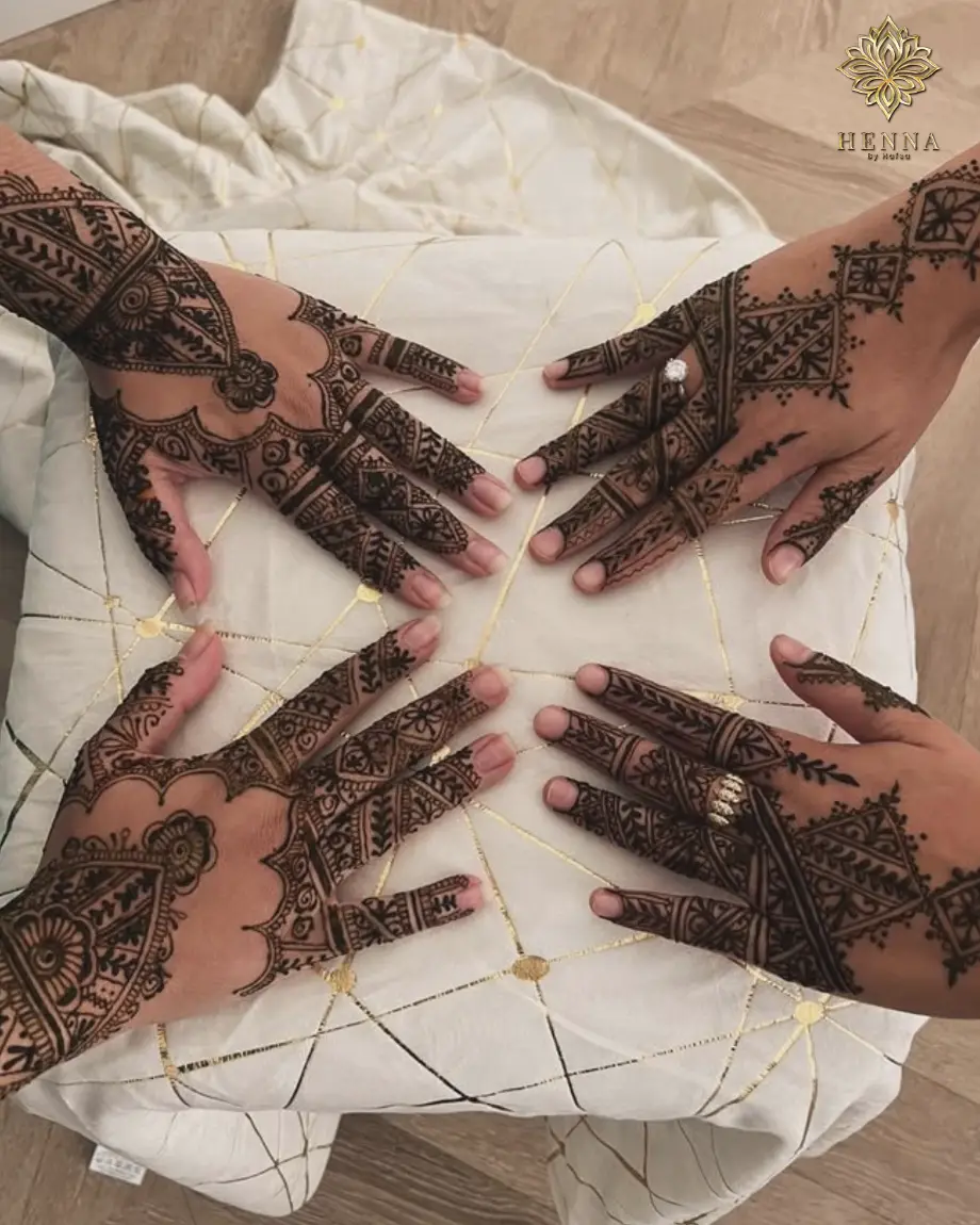 Prestation de henné à domicile à Pontarlier - modèle medium